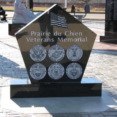 Veterans Memorial Sign Prairie Du Chien